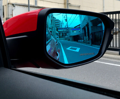 Seeker - Blue Super Wide Mirror Set (Honda Civic Type R FK8)