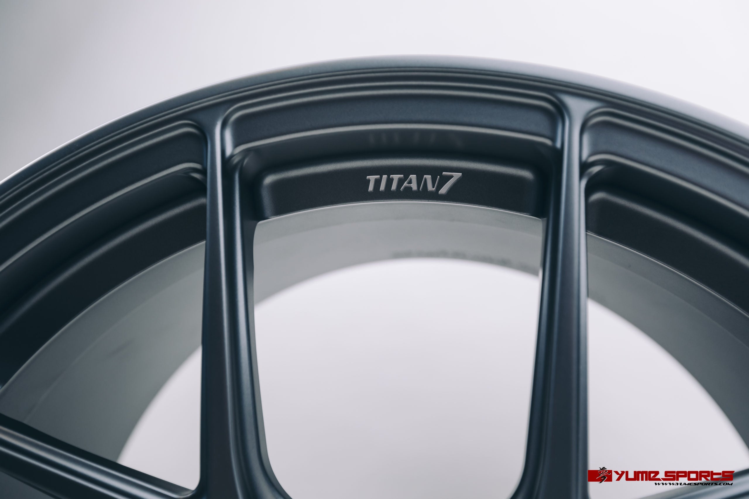 Titan 7 - T-S5 Wheel, 17x9.5 +57, 5x114.3, Satin Titanium (Honda S2000) *Center Caps Included W/ Purchase*