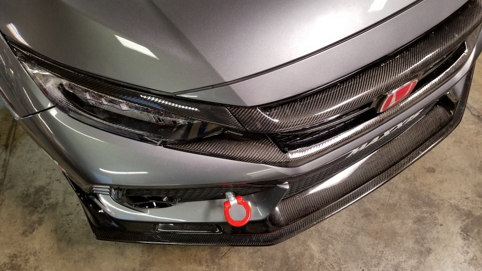 EVS Tuning - Front Tow Hook Adapter Rev.2 (Honda Civic Type R FK8)