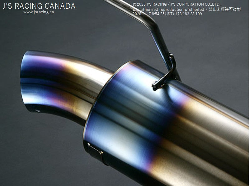 J's Racing - Exhaust Tail, 60R, Stainless (Acura/Honda Integra Type R DC2)
