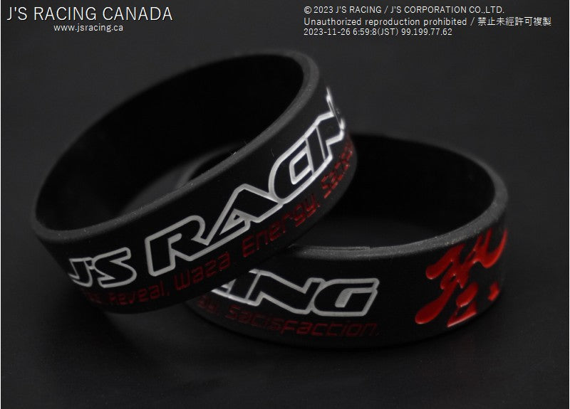 J's Racing - Waza, Rubber Wristband