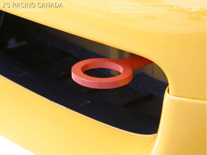 J's Racing - Tow Hook, Front (Honda S2000 AP1/2)