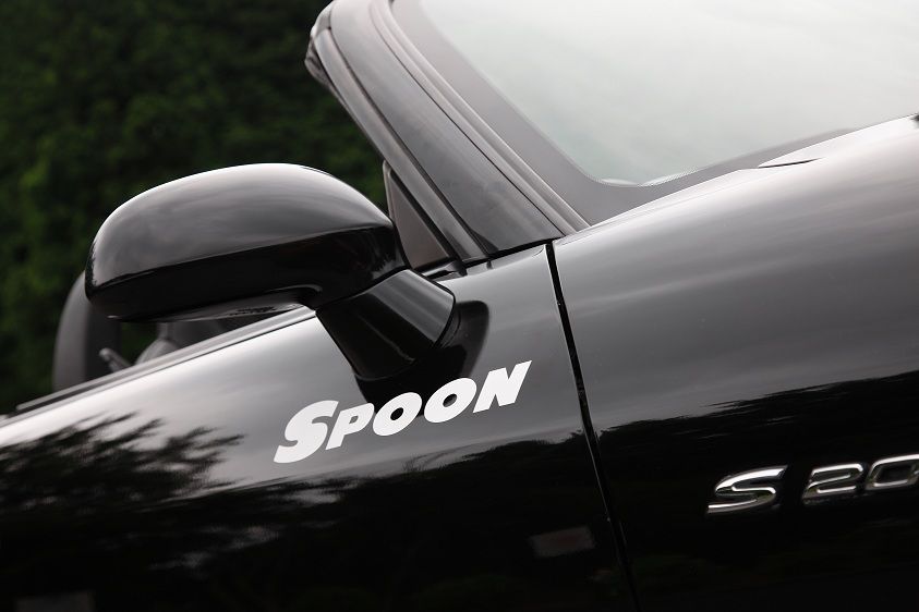 Spoon Sports - Team Sticker, Black, 300mm