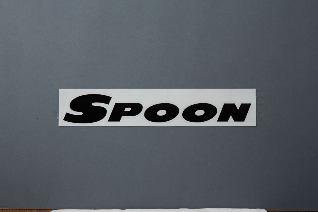Spoon Sports - Team Sticker, Black, 800mm
