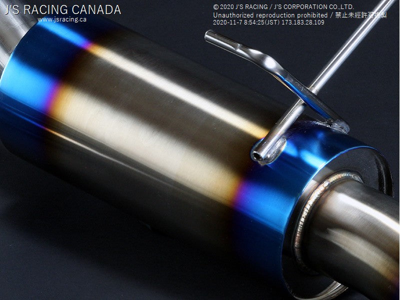J's Racing - Exhaust Tail, 60R, Stainless (Acura/Honda Integra Type R DC2)