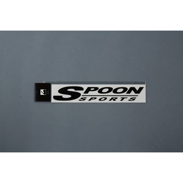 Spoon Sports - Logo Sticker, Black