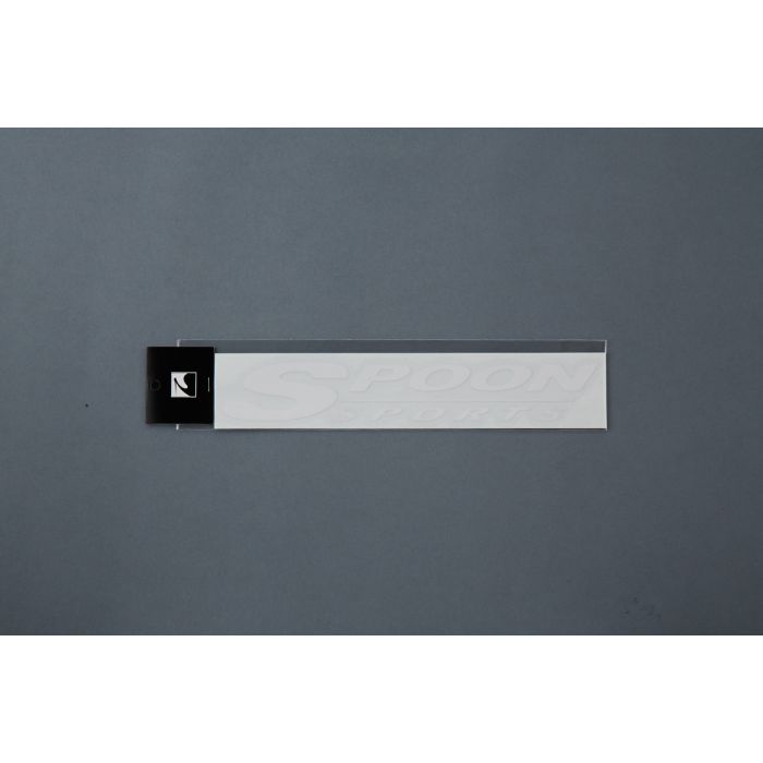 Spoon Sports - Logo Sticker, White